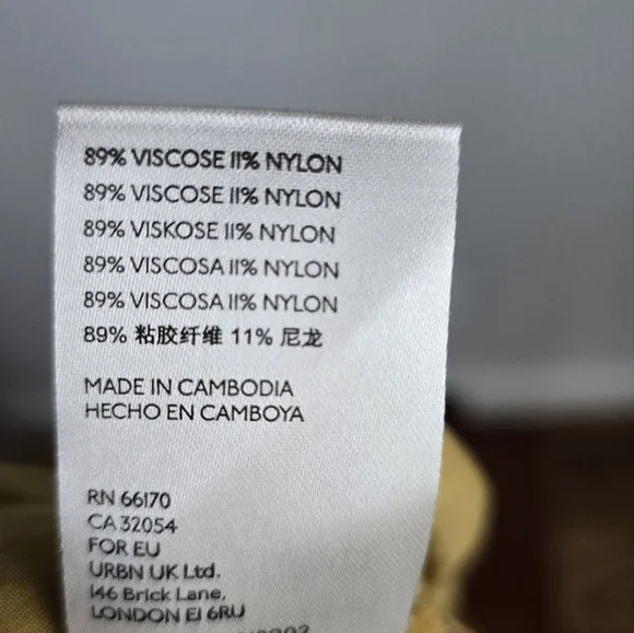 Anthropologie, New, Maeve Anastacia Gold Wide Leg Velvet Pants, Size Medium - Picture 10 of 12